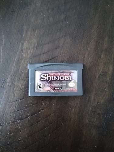 The Revenge of Shinobi - Nintendo Game Boy Advance GBA SEGA Game Cartridge