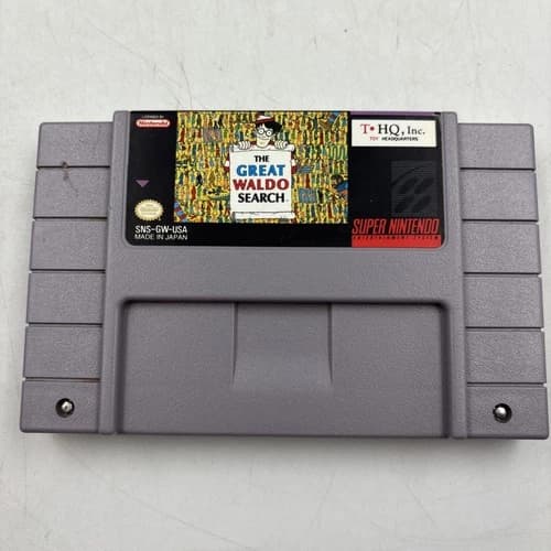The Great Waldo Search (Super Nintendo SNES, 1993) Cleaned Pins