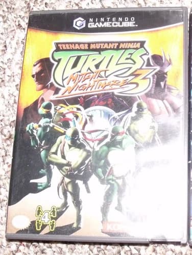 GAMECUBE TMNT 3 MUTANT NIGHTMARE NINTENDO