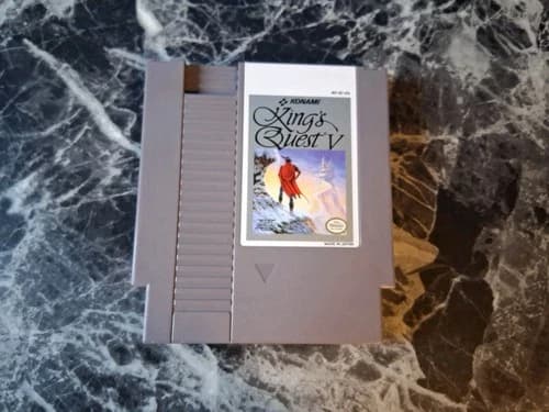 King's Quest V Nintendo NES Authentic Tested Contacts Cleaned