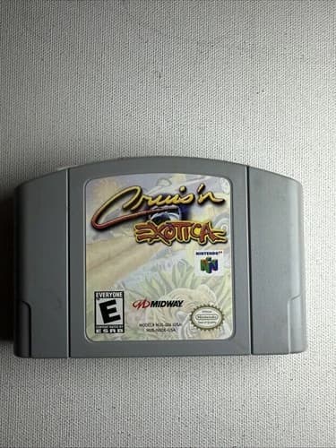 Cruis'n Exotica Cruisin Nintendo 64 N64 Original Authentic Genuine Game - Tested