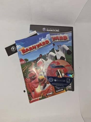 Barnyard GameCube Complete Disc Case Manual Tested
