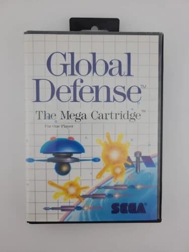 Global Defense (Sega Master, 1987) Authentic & Tested