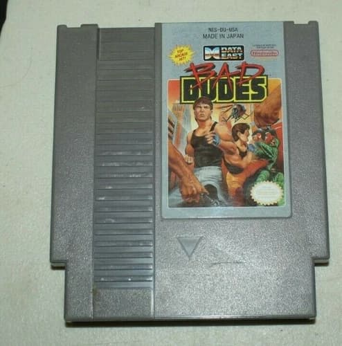 NINTENDO NES BAD DUDES 1985 GAME FULLY TESTED FREE SHIPPING