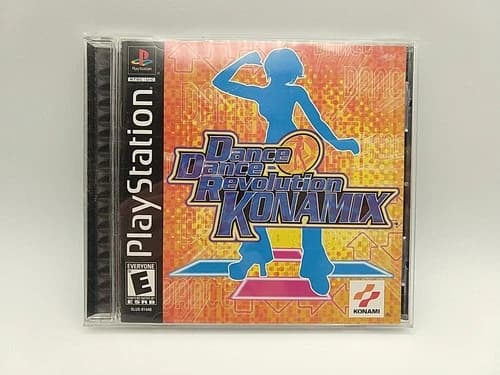 Dance Dance Revolution Konamix (Sony PlayStation 1 PS1, 2002) CIB TESTED