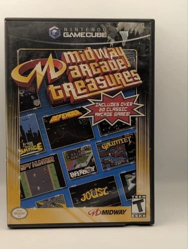 Midway Arcade Treasures Nintendo GameCube CIB Manual 20+ Classic Games 2003