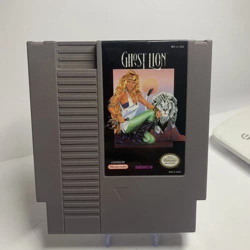 Ghost Lion (Nintendo NES) 100% Authentic *** Very Good Condition*** Kemco RPG