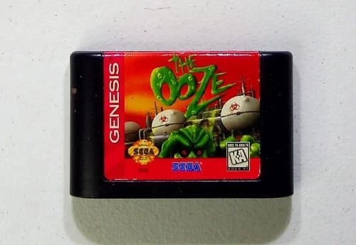 The Ooze Sega Genesis Video Game Retro Action Puzzle