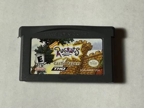 GBA Rugrats Castle Capers Nintendo GameBoy Advance 2001 tested Authentic