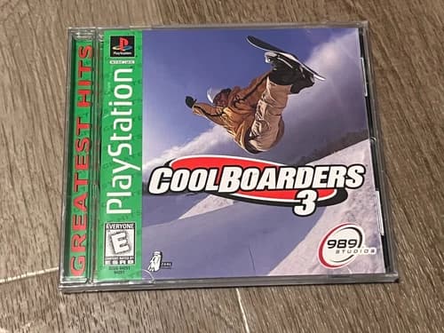 Cool Boarders 3 Playstation 1 PS1 Complete w/Reg Card Good Disc Shape