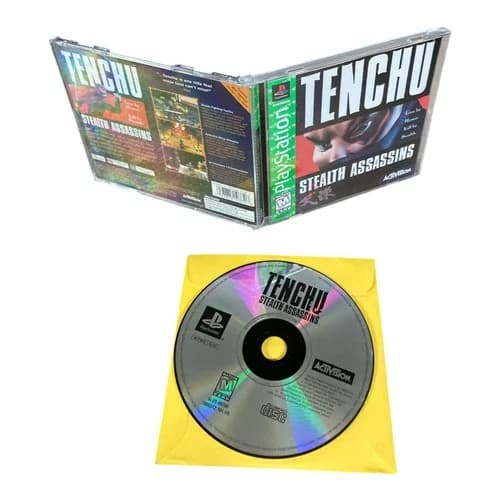 Sony PlayStation 1 PS1 CIB COMPLETE TESTED Tenchu Stealth Assassins 1998 GH