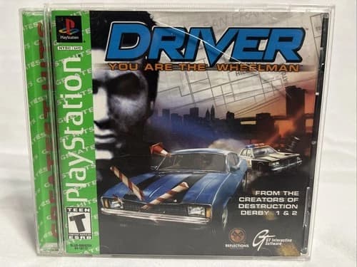 Driver: You Are The Wheelman (Sony PlayStation 1, 1999) Complete CIB PS1