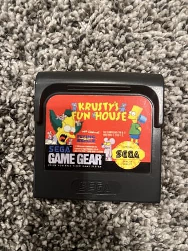Krusty's Fun House (Sega Game Gear, 1993) Cartridge Only
