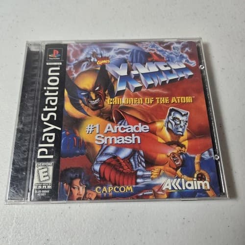 X-Men: Children of the Atom PS1 Sony PlayStation 1, 1998 CIB