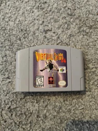 Virtual Chess 64 (Nintendo 64, 1998) N64 Cart Only Authentic TESTED