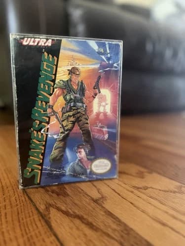 Nintendo NES Snake's Revenge 1990 Metal Gear 2 CIB Complete in Box
