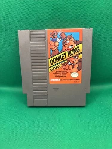 Donkey Kong Classics. NES. Authentic. Tested. Nintendo Entertainment System