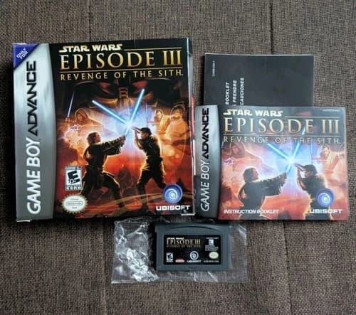 Star Wars Episode III Revenge Of The Sith Gameboy Advance GBA CIB Complete