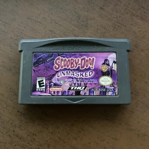 Scooby-Doo Unmasked (Nintendo Game Boy Advance, 2005) Authentic and Tested