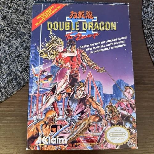 Double Dragon 2 II: The Revenge (Nintendo NES, 1990) Complete CIB