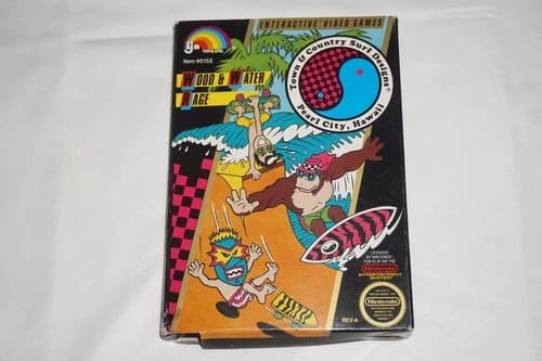 Town & Country T&C Surf Designs Wood Water (Nintendo NES) Complete in Box CIB