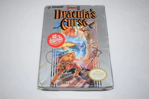 Castlevania III Dracula's Curse Nintendo NES Video Game Complete in Box