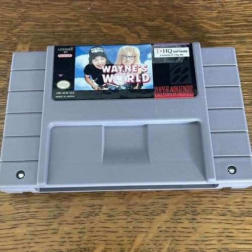 Wayne's World (Super Nintendo SNES, 1993) Cartridge Only