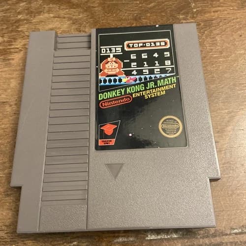 Donkey Kong Jr. Math NES Nintendo