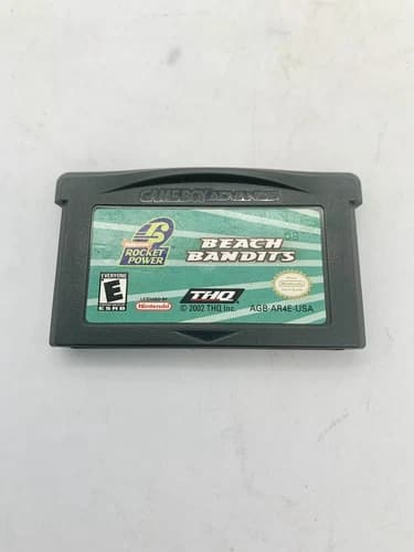 Rocket Power Beach Bandits Nintendo Game Boy Advance GBA Cartridge 2002 Tested