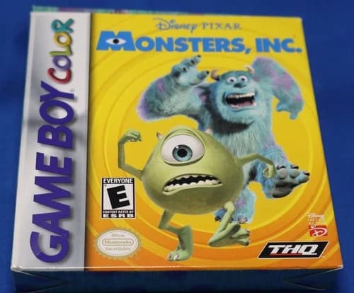Monsters, Inc. (Nintendo Game Boy Color) ~ CIB Tested Working