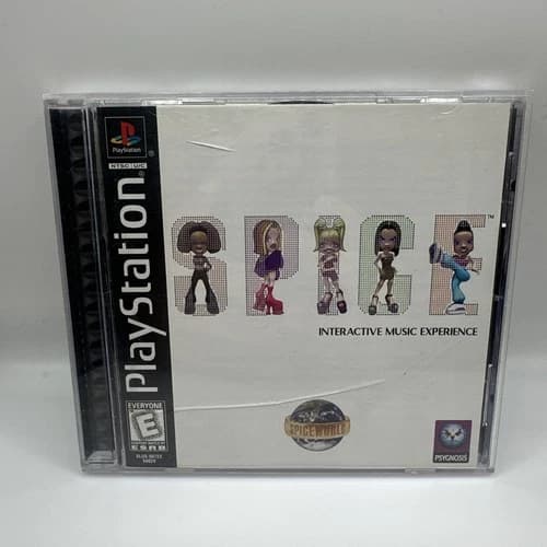 Spice World Spice Girls Video Game (PlayStation 1, 1998) Complete In Box