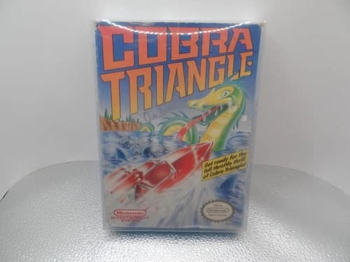 Cobra Triangle (Nintendo Entertainment System, 1989) CIB WITH PROTECTOR