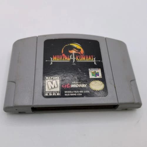 Mortal Kombat 4 (Nintendo 64 N64) Tested - Authentic