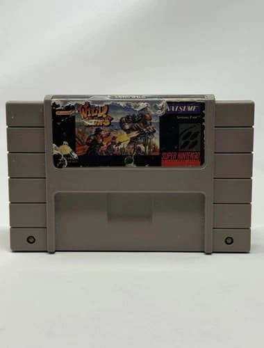 Wild Guns Super Nintendo Entertainment System SNES Authentic Tested Cleaned Pins