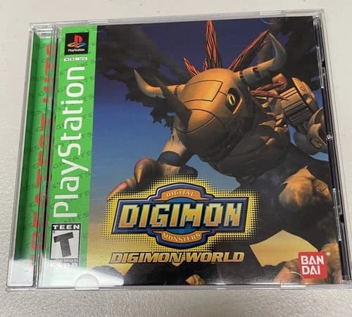 Digimon World - PS1 PlayStation 1 -Complete CIB Greatest Hits - Nice! - Working!