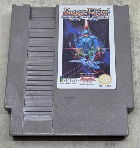 Authentic Image Fight Nintendo Entertainment System (NES) Game Cartridge