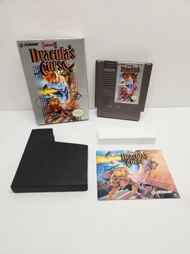 Castlevania III: Dracula's Curse Nintendo NES Complete CIB Authentic Tested