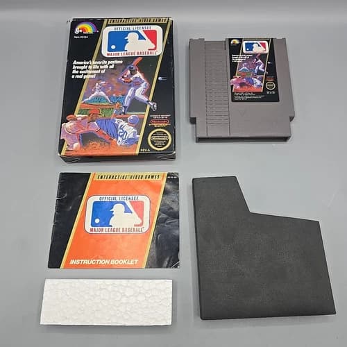 Major League Baseball (Nintendo Entertainment System) Complete With Manual CIB