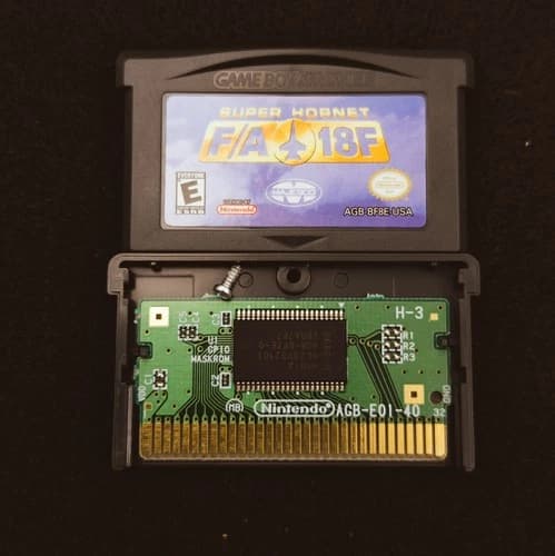 Super Hornet F/A 18F (Nintendo Game Boy Advance, 2004) Cart Only GBA Tested
