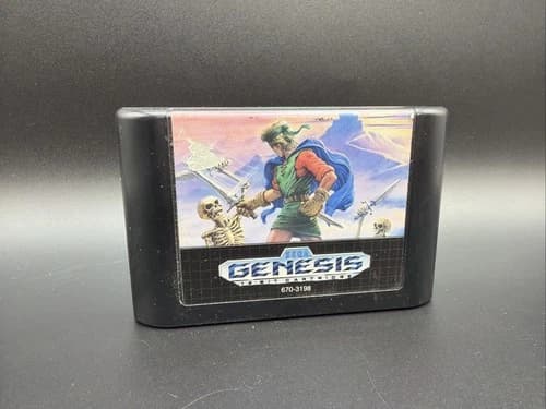 Shining Force (Sega Genesis, 1992) Cart Only Torn Label! Tested And Working!