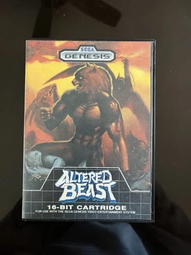 Altered Beast Sega Genesis 1989 Complete in Box with Manual Tested