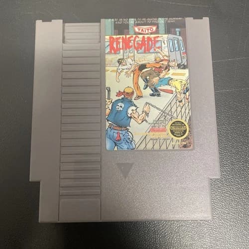 Renegade NES Game Loose Tested Clean Label