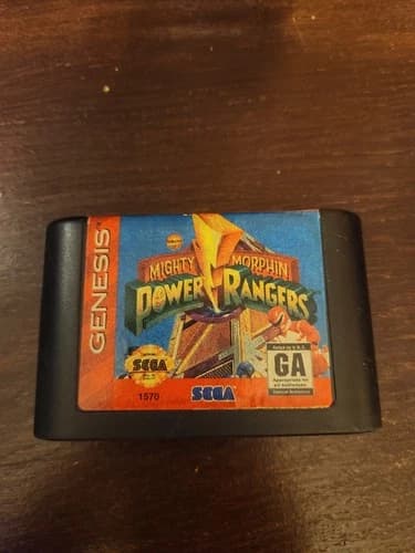Mighty Morphin Power Rangers Sega Genesis Cartridge Only 1994