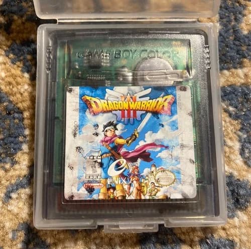 Dragon Warrior 3 Nintendo Game Boy Color US/NTSC Cartridge Tested Authentic