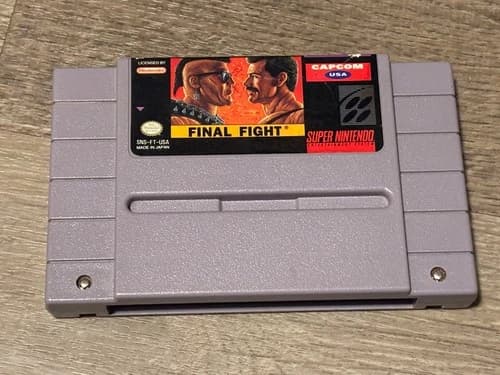 Final Fight Super Nintendo Snes Cleaned & Tested Authentic