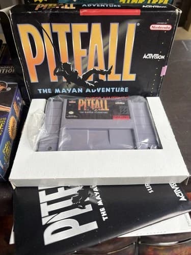 Pitfall: The Mayan Adventure (Super Nintendo) SNES CIB Complete TESTED