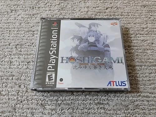Hoshigami: Ruining Blue Earth (Sony PS1) Tested/Working - CIB BEAUTIFUL DISC!