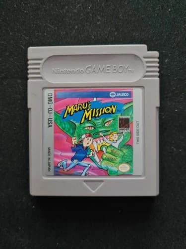 MARUS MISSION Nintendo Game Boy USA AMERICAN Version Game Gameboy