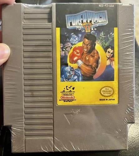 Power Punch II 2 Nintendo NES Cartridge - Authentic, Cleaned, and Tested