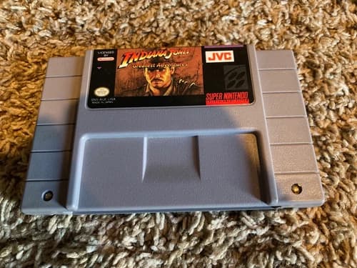 Indiana Jones Greatest Adventures SNES - Cart only - Tested!